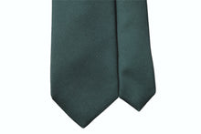 画像をギャラリービューアに読み込む, MILANO SERIES ネクタイ ◆ ダークグリーン×ソリッド《セッテピエゲ》