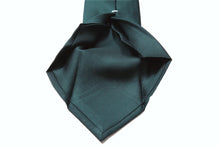 画像をギャラリービューアに読み込む, MILANO SERIES ネクタイ ◆ ダークグリーン×ソリッド《セッテピエゲ》