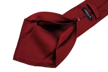 画像をギャラリービューアに読み込む, MILANO SERIES ネクタイ ◆ レッド×ソリッド《セッテピエゲ》