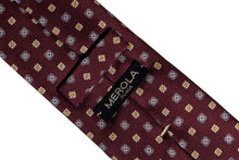 画像をギャラリービューアに読み込む, MILANO SERIES ネクタイ ◆ ボルドー×小紋《セッテピエゲ》