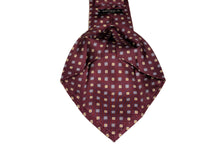 画像をギャラリービューアに読み込む, MILANO SERIES ネクタイ ◆ ボルドー×小紋《セッテピエゲ》