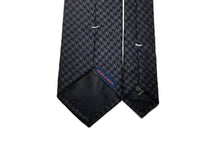 画像をギャラリービューアに読み込む, BLUE LABEL ネクタイ ◇ ウール ◇ ブルーグレー×千鳥格子(ネイビー)