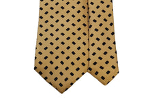 画像をギャラリービューアに読み込む, 【ラスト1点!】BLUE LABEL ネクタイ ◇ シルク ◇ ゴールド×小紋(ネイビー)