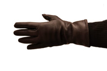 画像をギャラリービューアに読み込む, メンズ手袋◆ディアスキン◆ブラック/NERO《タッチスクリーン対応 ・ カシミヤ》