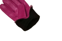 画像をギャラリービューアに読み込む, メンズ手袋◆ナパレザー◆フューシャピンク/CICLAMEN《カシミヤ》