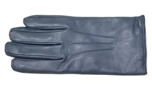 画像をギャラリービューアに読み込む, 【ラスト1点!】 メンズ手袋◆ナパレザー◆ミドルブルー/MIDDLE BLUE《カシミヤ》