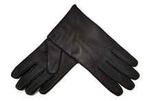 画像をギャラリービューアに読み込む, メンズ手袋◆ナパレザー◆ブラック/NERO《タッチスクリーン対応 ・ カシミヤ》