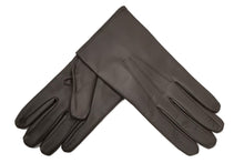 画像をギャラリービューアに読み込む, メンズ手袋◆ナパレザー◆ダークブラウン/DK BROWN《タッチスクリーン対応 ・ カシミヤ》