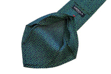 画像をギャラリービューアに読み込む, MILANO SERIES ネクタイ◆ ネイビー×アート系ドット《セッテピエゲ》