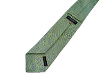 画像をギャラリービューアに読み込む, MILANO SERIES ネクタイ◆ ライトグリーン×アート系ドット《セッテピエゲ》