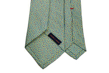 画像をギャラリービューアに読み込む, MILANO SERIES ネクタイ◆ ライトグリーン×アート系ドット《セッテピエゲ》