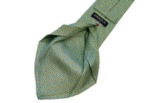画像をギャラリービューアに読み込む, MILANO SERIES ネクタイ◆ ライトグリーン×アート系ドット《セッテピエゲ》