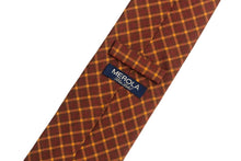 画像をギャラリービューアに読み込む, BLUE LABEL ネクタイ ◇ シルク ◇ ブラウン×チェック (レッド・イエロー)