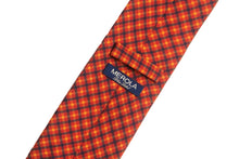 画像をギャラリービューアに読み込む, 【ラスト1点!】BLUE LABEL ネクタイ ◇ シルク ◇ レッド×チェック (ネイビー・イエロー)