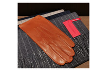 画像をギャラリービューアに読み込む, 【男性用ギフトセット】ナパレザー(カシミヤライニング)×ストライプマフラー