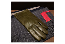 画像をギャラリービューアに読み込む, 【男性用ギフトセット】ナパレザー(カシミヤライニング)×ストライプマフラー