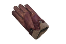 画像をギャラリービューアに読み込む, メンズ手袋◆ナパレザーSPECIAL SEWING◆ボルドー/BORDEAUX《スナップタイプ ・ カシミヤ》