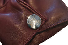 画像をギャラリービューアに読み込む, メンズ手袋◆ナパレザーSPECIAL SEWING◆ボルドー/BORDEAUX《スナップタイプ ・ カシミヤ》