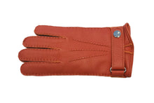 画像をギャラリービューアに読み込む, 【ラスト1点!】メンズ手袋◆ディアスキン◆オレンジ/ARANCIO《ベルトタイプ・カシミヤ》