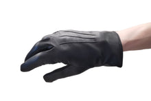 画像をギャラリービューアに読み込む, メンズ手袋◆ナパレザー◆ネイビー/BLUE《タッチスクリーン対応 ・ カシミヤ》