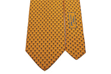 画像をギャラリービューアに読み込む, MEROLA SERIES ネクタイ ◆イエロー×小枝模様(ブラウン・イエロー)《50オンス》