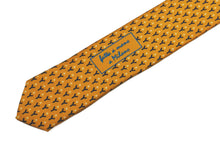 画像をギャラリービューアに読み込む, MEROLA SERIES ネクタイ ◆イエロー×小枝模様(ブラウン・イエロー)《50オンス》