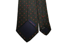 画像をギャラリービューアに読み込む, MEROLA SERIES ネクタイ ◆ ダークグリーン×ペイズリー(ブラウン・レッド)《50オンス》