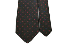 画像をギャラリービューアに読み込む, MEROLA SERIES ネクタイ ◆ ダークグリーン×ペイズリー(ブラウン・レッド)《50オンス》