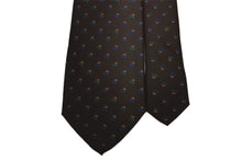 画像をギャラリービューアに読み込む, 【ラスト1点!】MEROLA SERIES ネクタイ ◆ ブラウン×ペイズリー(グリーン・ブルー)《50オンス》