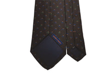 画像をギャラリービューアに読み込む, 【ラスト1点!】MEROLA SERIES ネクタイ ◆ ブラウン×ペイズリー(グリーン・ブルー)《50オンス》