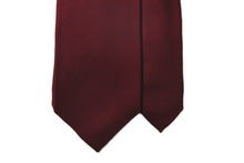 画像をギャラリービューアに読み込む, 【ラスト1点!】MILANO SERIES ネクタイ ◆ ボルドー×ピンドット(ネイビー)《セッテピエゲ》
