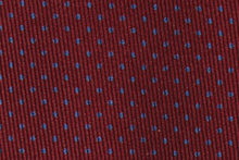 画像をギャラリービューアに読み込む, 【ラスト1点!】MILANO SERIES ネクタイ ◆ ボルドー×ピンドット(ネイビー)《セッテピエゲ》