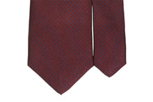 画像をギャラリービューアに読み込む, MEROLA SERIES ネクタイ ◆ ボルドー×ピンドット(グレイッシュブルー)《50オンス》