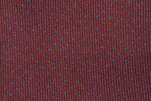 画像をギャラリービューアに読み込む, MEROLA SERIES ネクタイ ◆ ボルドー×ピンドット(グレイッシュブルー)《50オンス》