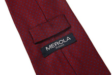 画像をギャラリービューアに読み込む, 【ラスト1点!】MILANO SERIES ネクタイ ◆ ボルドー×ピンドット(ネイビー)《セッテピエゲ》