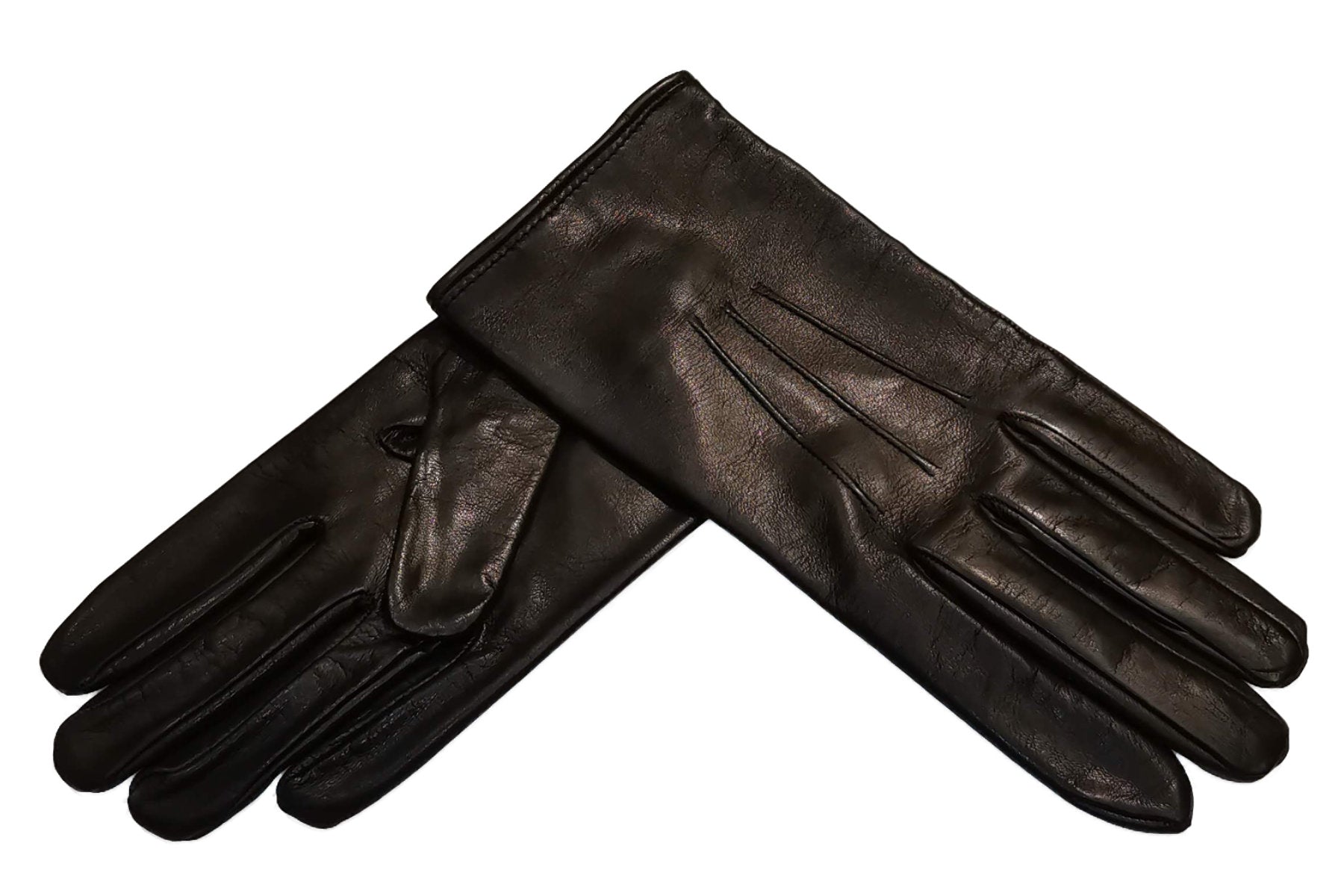 メローラ MEROLA 手袋 スエード カシミヤ ブラック イタリア製 - 手袋