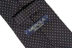 BLUE LABEL ネクタイ ◇ シルク ◇ ピンドット × ネイビー