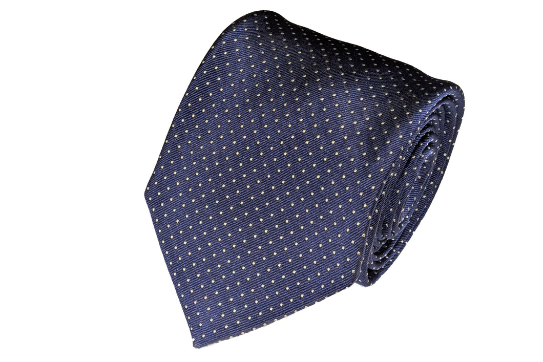 BLUE LABEL ネクタイ ◇ シルク ◇ ピンドット × ブルー