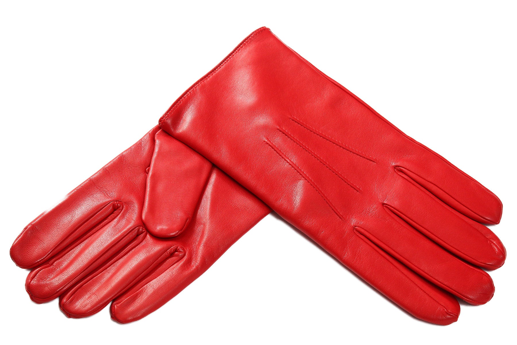 メローラ ナッパロッソ赤 カシミア黒 グローブ 革手袋 MEROLA メローラ 手袋 メンズ ナッパレザー x カシミア グローブ