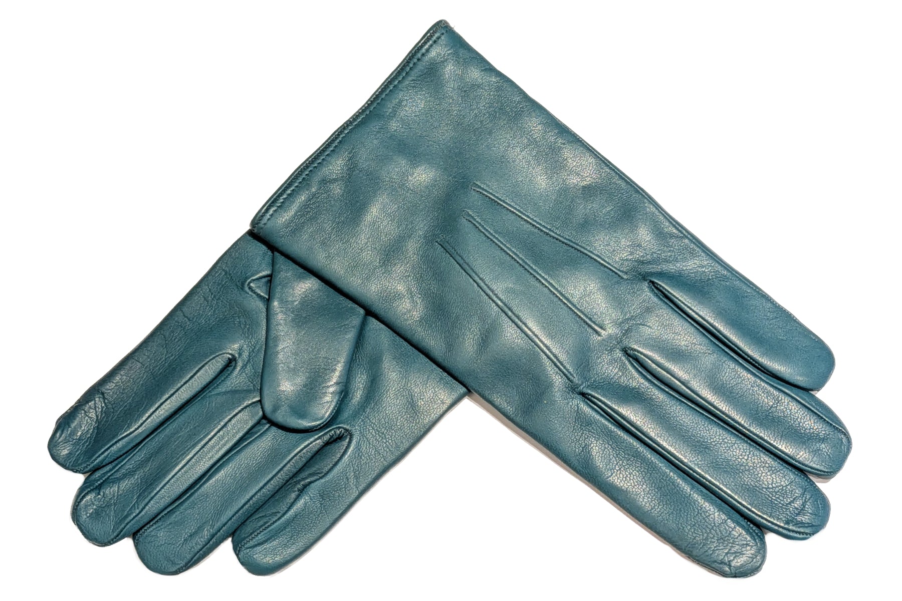 メローラ ナッパコバルトブルー カシミア黒 グローブ 革手袋