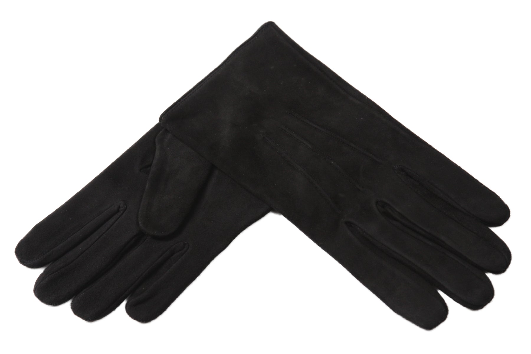 メンズ手袋◇スウェード◇ブラック/NERO《カシミヤ》 – Merola