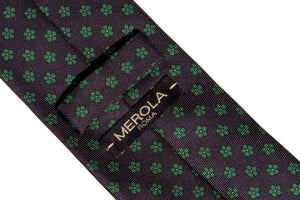 MEROLA SERIES ネクタイ ◆ 花柄×グリーン《50オンス》