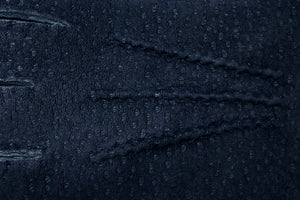 メンズ手袋◆カピバラ◆ブルー/BLUE《アウトステッチ・カシミヤ》