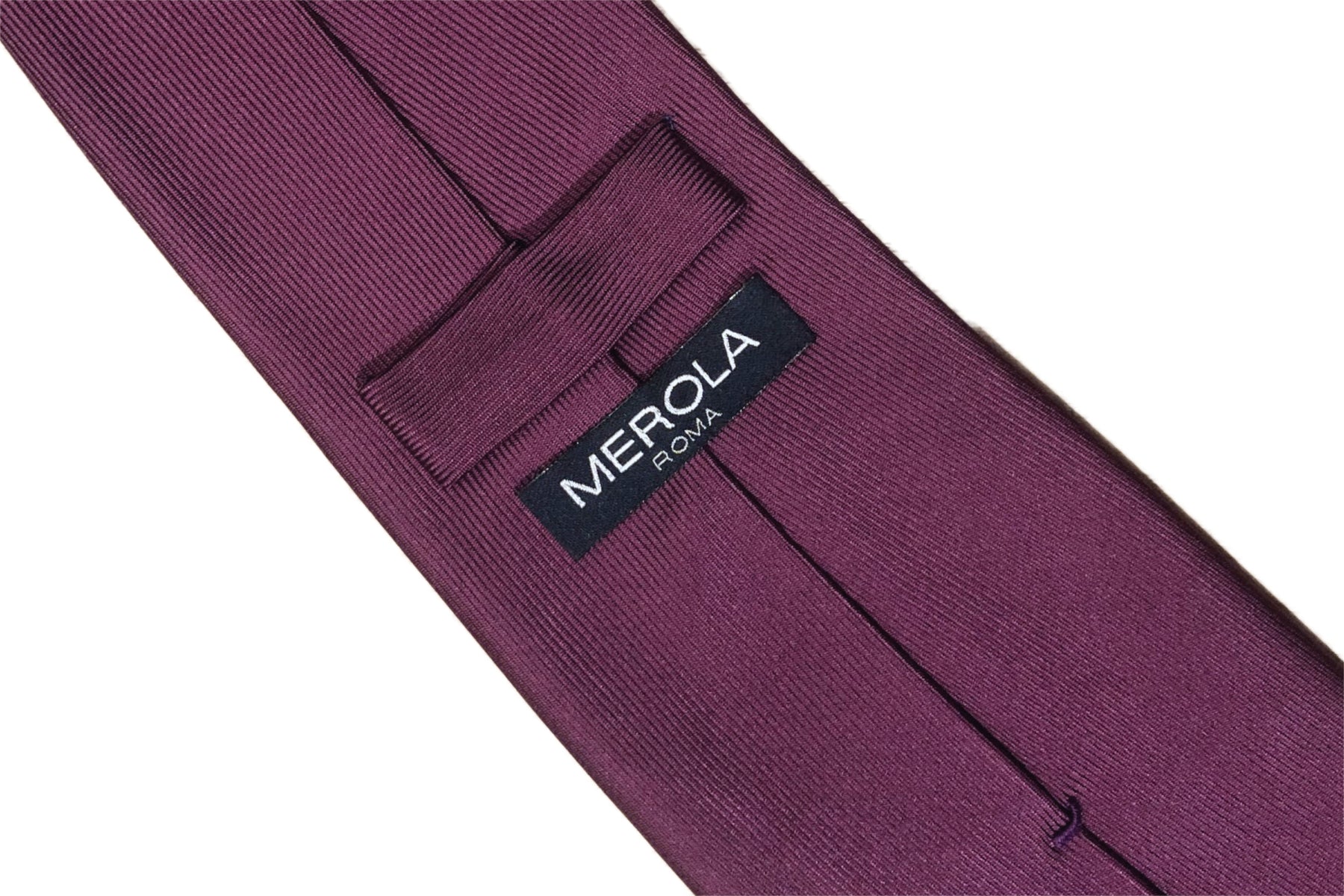 MEROLA SERIES ネクタイ ◇ パープル×ソリッド《50オンス》 – Merola